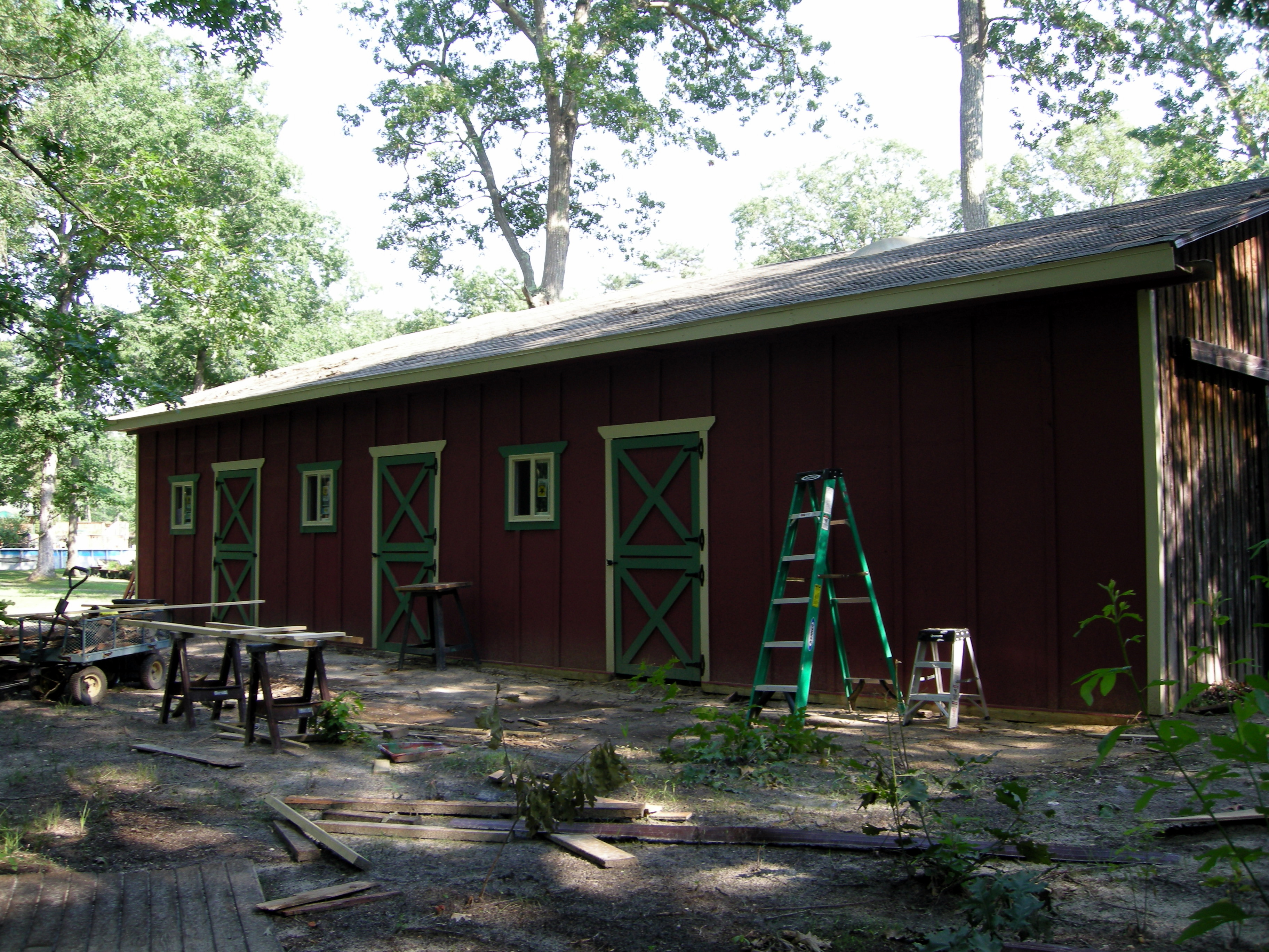 West Side of Barn After 2 7-1-2009 5-14-57 AM