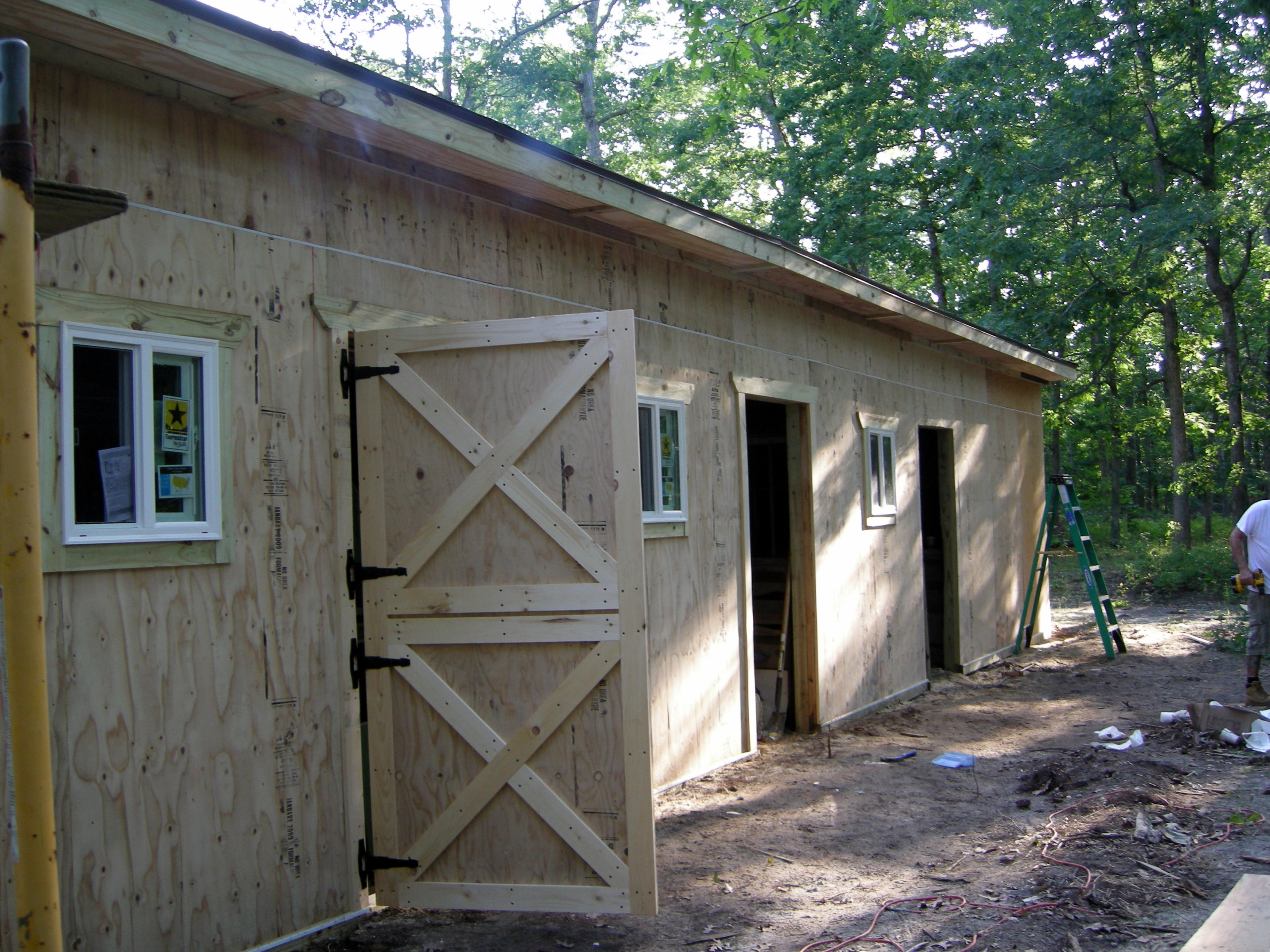 West Side of Barn During 6-25-2009 6-40-46 AM